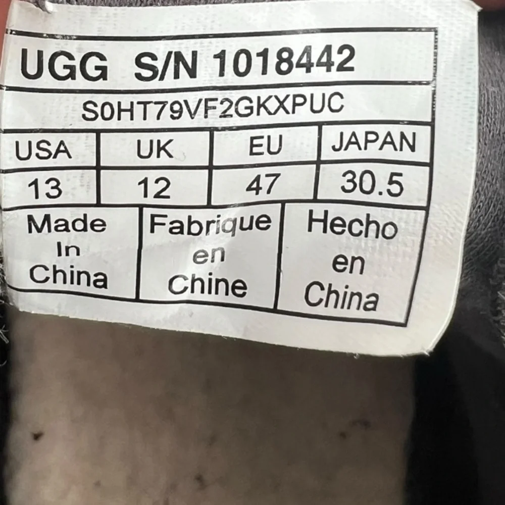 UGG‎ Freamon Men's Gray Chukka Boots Suede Side 13 Good Condition Nice!